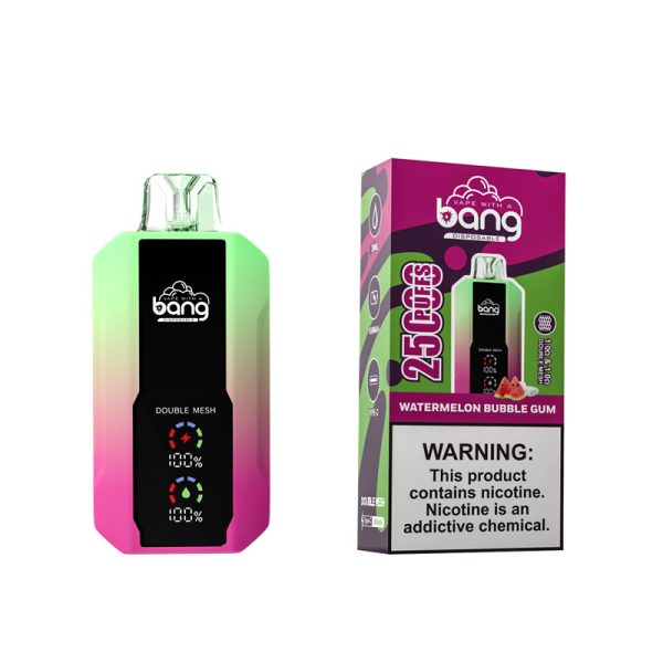 Bang 25K Puffs Watermelon Bubble Gum