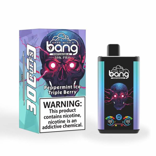 Bang 30K Pro 30000 Puffs Peppermint Ice Triple Berry