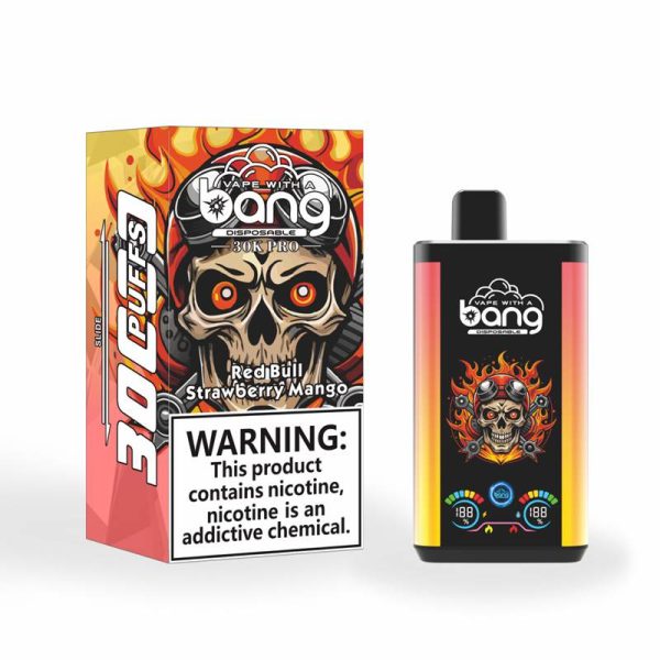 Bang 30K Pro 30000 Puffs Redbull Strawberry Mango