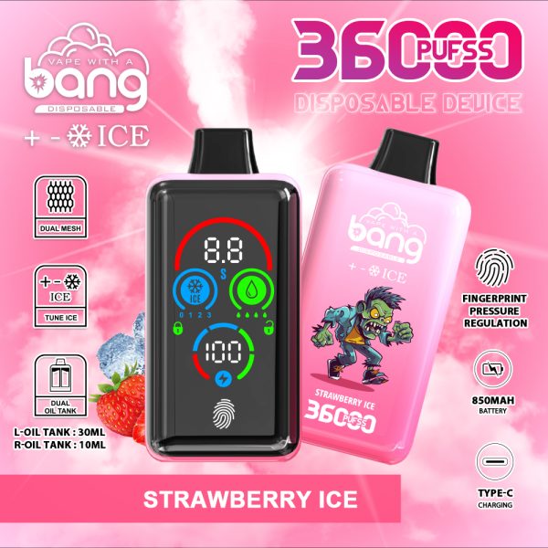 Bang 36000 Ice Level 36K Puffs Strawberry Ice