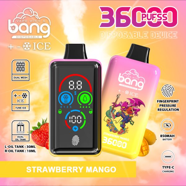 Bang 36000 Ice Level 36K Puffs Strawberry Mango