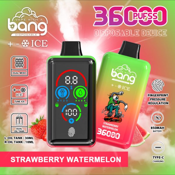 Bang 36000 Ice Level 36K Puffs Strawberry Watermelon