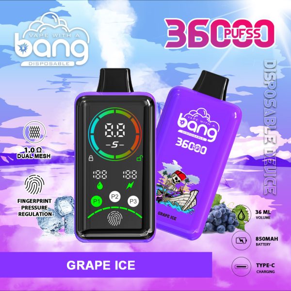 Bang 36000 Power 36K Puffs Grape ice