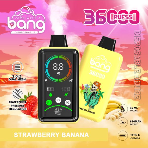 Bang 36000 Power 36K Puffs Strawberry Banana