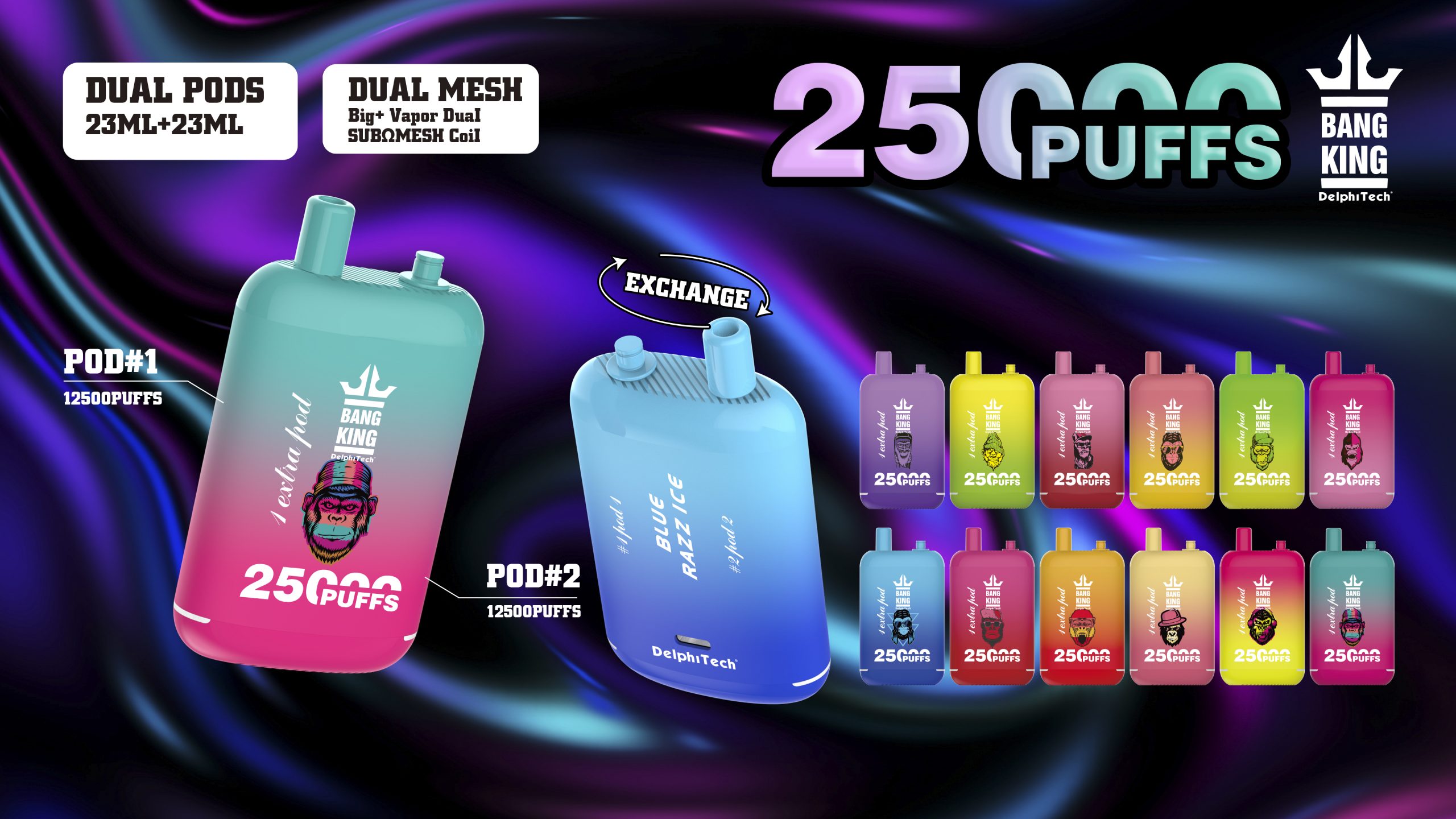 Bang King 25K Puffs Poster