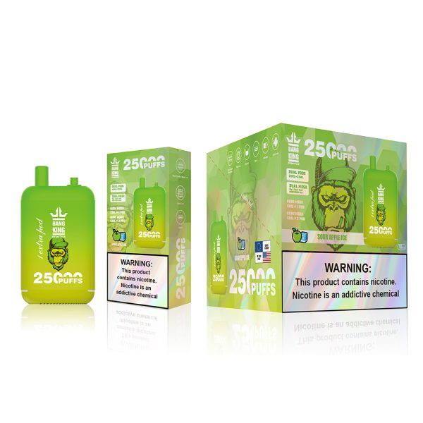Bang King 25K Puffs Sour apple ice