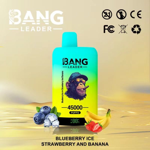 Bang Leader 45K Puffs Blueberry Ice & Strawberry and Banana
