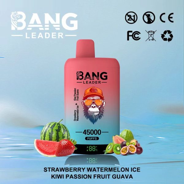 Bang Leader 45K Puffs Strawberry Watermelon Ice & Kiwi Passion Fruit Guava