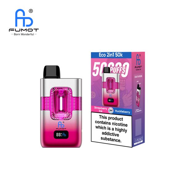 Fumot ECO 2in1 50K Puffs 02 Fumot ECO 2in1 50000 Puffs Dual Flavors Smart Display Screen Disposable Vape
