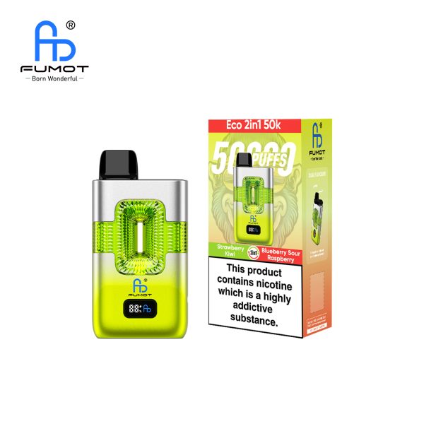 Fumot ECO 2in1 50K Puffs 03 Fumot ECO 2in1 50000 Puffs Dual Flavors Smart Display Screen Disposable Vape