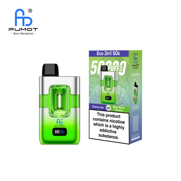 Fumot ECO 2in1 50K Puffs 05 Fumot ECO 2in1 50000 Puffs Dual Flavors Smart Display Screen Disposable Vape