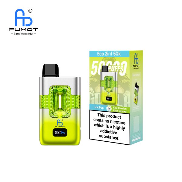 Fumot ECO 2in1 50K Puffs 07 Fumot ECO 2in1 50000 Puffs Dual Flavors Smart Display Screen Disposable Vape