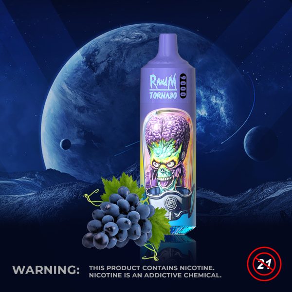 RandM Tornado 9000 Puffs 0 - 5% Nicotine Original Disposable Vape Wholesale