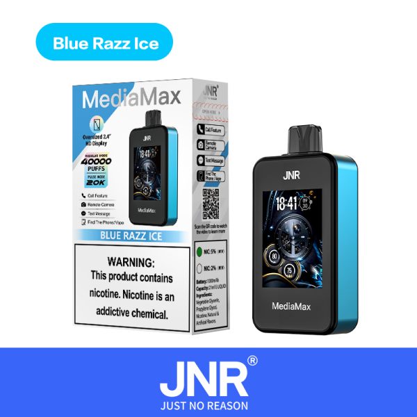 JNR Media Max 40000 Puffs 40K Smart Phone Disposable Vape Wholesale
