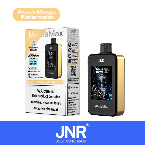 JNR Media Max 40000 Puffs 40K Smart Phone Disposable Vape Wholesale