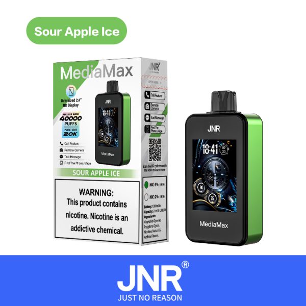 JNR Media Max 40000 Puffs 40K Smart Phone Disposable Vape Wholesale