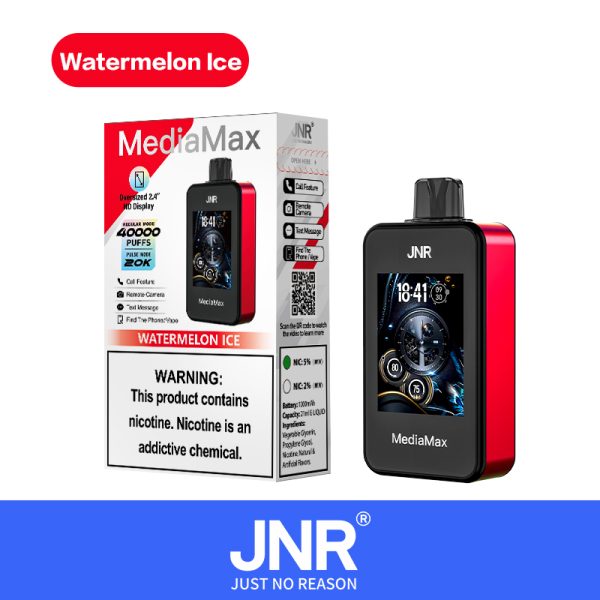 JNR Media Max 40000 Puffs 40K Smart Phone Disposable Vape Wholesale