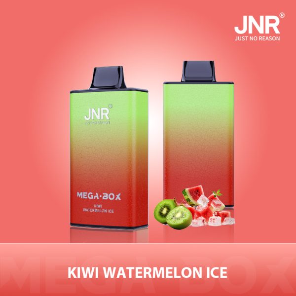 JNR Mega Box 25K Puffs KIWI WATERMELON ICE JNR Mega Box 25000 Puffs 2% 5% Nicotine Wholesale Disposable Vape