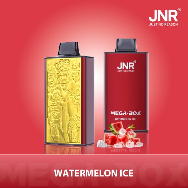 JNR Mega Box 25K Puffs WATERMELON ICE JNR Mega Box 25000 Puffs 2% 5% Nicotine Wholesale Disposable Vape