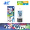JNR Quads 4in1 120K Puffs 01 JNR Quads 4in1 120000 Puffs 60ml Big Cloud Disposable Vape Pen