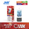 JNR Quads 4in1 120K Puffs 05 JNR Quads 4in1 120000 Puffs 60ml Big Cloud Disposable Vape Pen