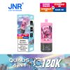 JNR Quads 4in1 120K Puffs 08 JNR Quads 4in1 120000 Puffs 60ml Big Cloud Disposable Vape Pen