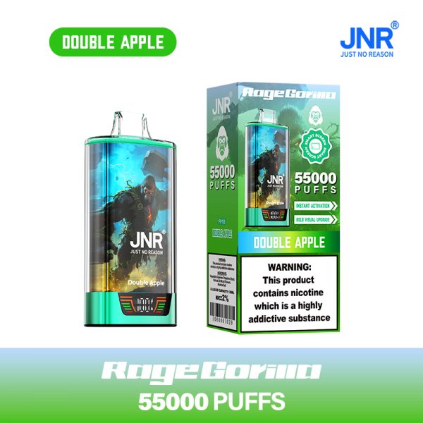 JNR Rage Gorilla 55000 Puffs Dual Mesh Coil Rechargeable Disposable Vape