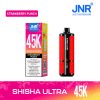 JNR Shisha Ultra 45K Puffs Strawberry punch JNR Shisha Ultra 45000 Puffs 40ML E-liquid Adjustable Airflow Disposable Vape