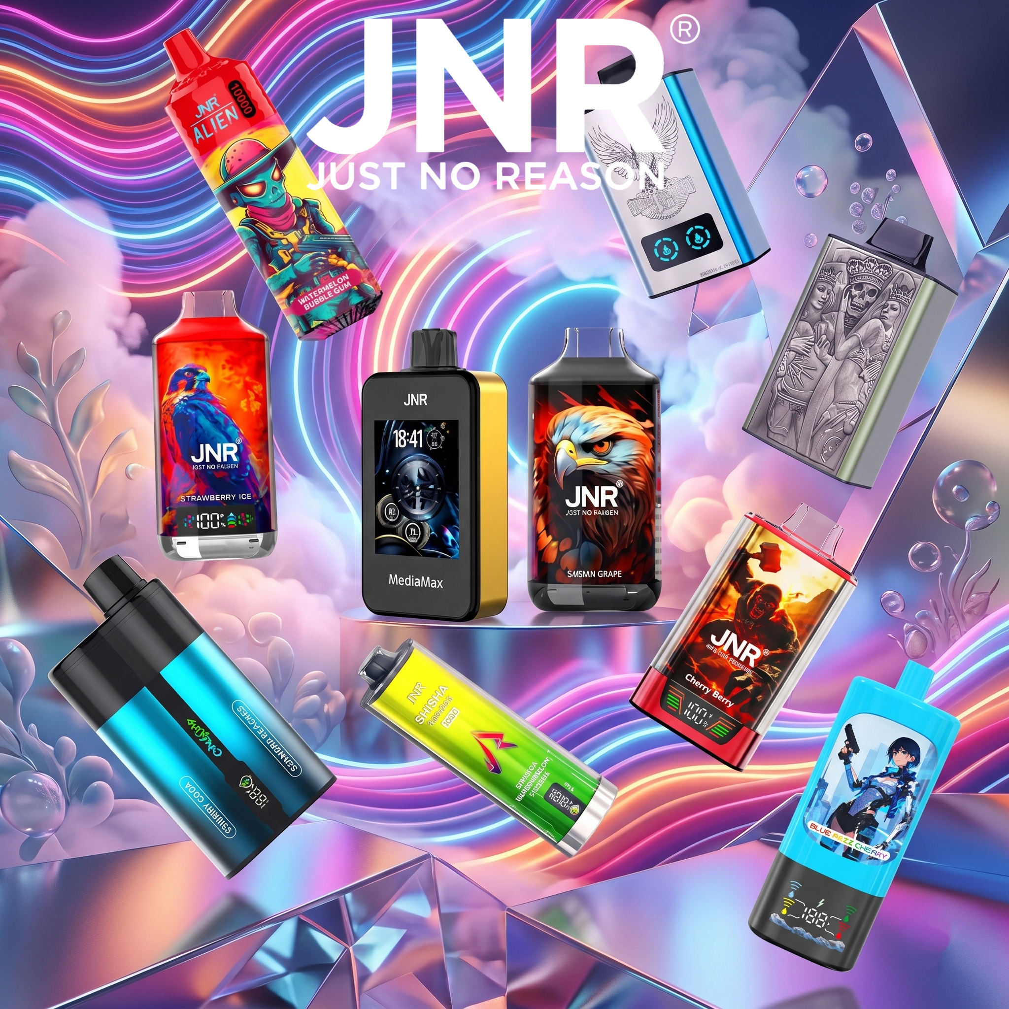 JNR Vape JNR Alien 10000 Puffs Adjustable Airflow Disposable Vape Wholesale
