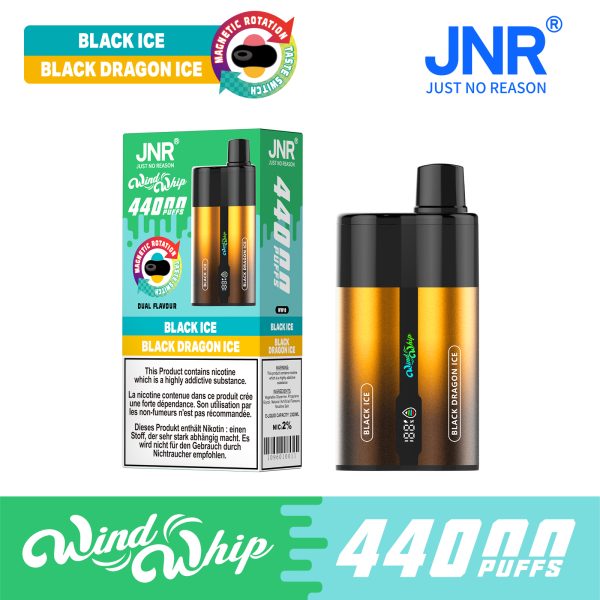 JNR WindWhip 44000 Puffs Dual Flavor Fast Charge Disposable Vape Wholesale