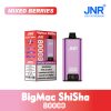 JNR Big Mac Shisha 80000 Puffs Quad Mesh Coil 80K Disposable Vape Bulk Buy