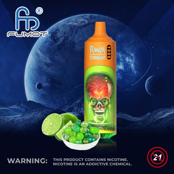 RandM Tornado 9000 Puffs 0 - 5% Nicotine Original Disposable Vape Wholesale