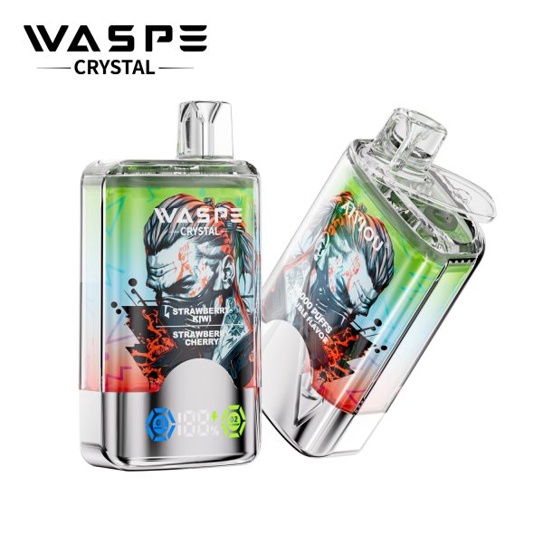 WASPE Crystal 40000 Puffs Double Flavor Disposable Vape With Dual Mesh Coil
