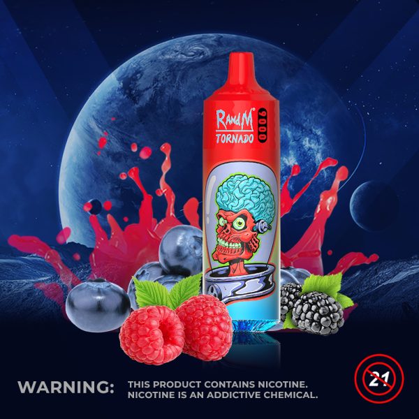 RandM Tornado 9000 Puffs 0 - 5% Nicotine Original Disposable Vape Wholesale