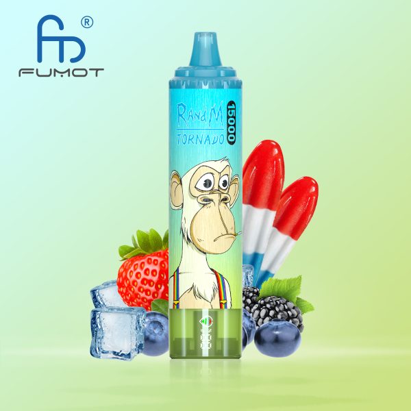 tornado vape 15000 ice pop RandM Tornado 15000 Puffs Mesh Coil Rechargeable Bulk Buy Disposable Vape