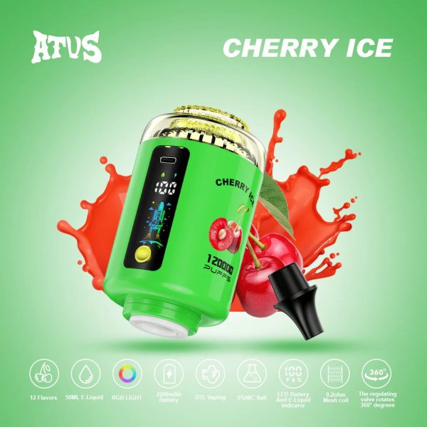 ATVS 120000 Puffs Hookah Head Cherry Ice