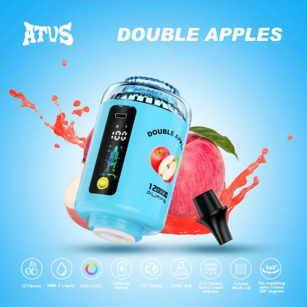 ATVS 120000 Puffs Hookah Head Double Apples