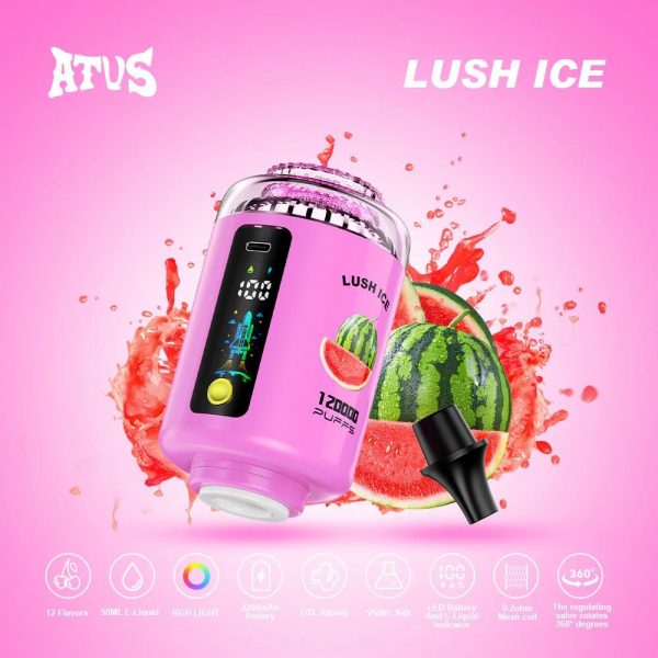 ATVS 120000 Puffs Hookah Head Lush Ice