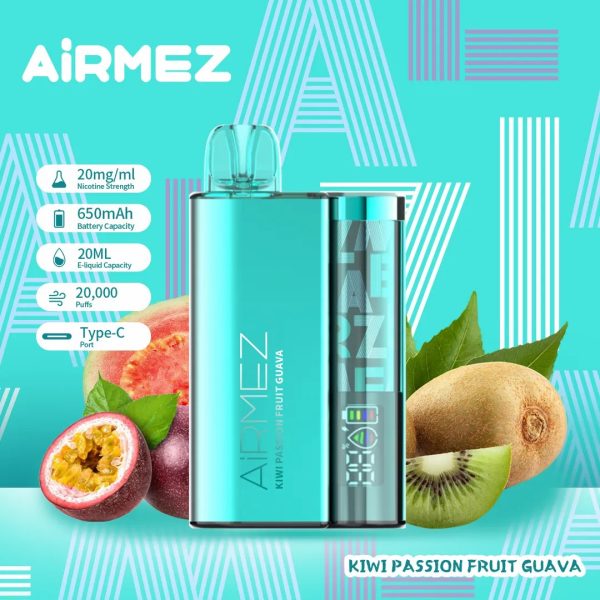 Airmez 20000 Puffs kiwi passion fruit guava