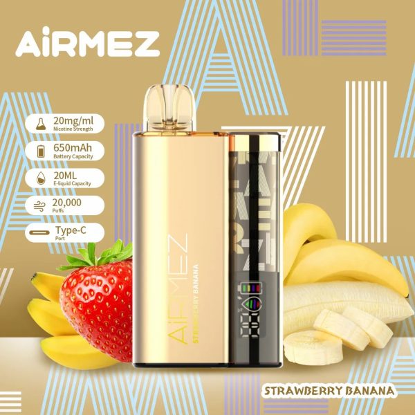 Airmez 20000 Puffs strawberry banana