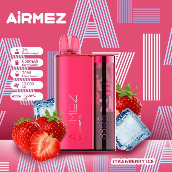 Airmez 20000 Puffs strawberry ice