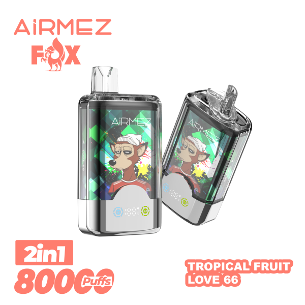 Airmez Fox 2in1 80K Puffs Flavors 01