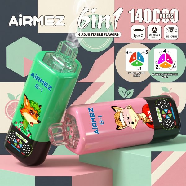 Airmez Fox 6in1 140K Puffs Airmez Fox 6in1 140K Puffs