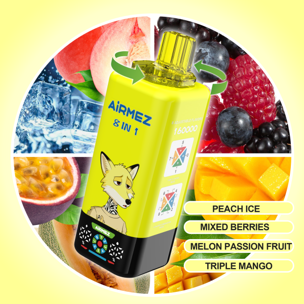 Airmez Fox 8in1 160K Flavors 02 Airmez Fox 8in1 160K Flavors 02