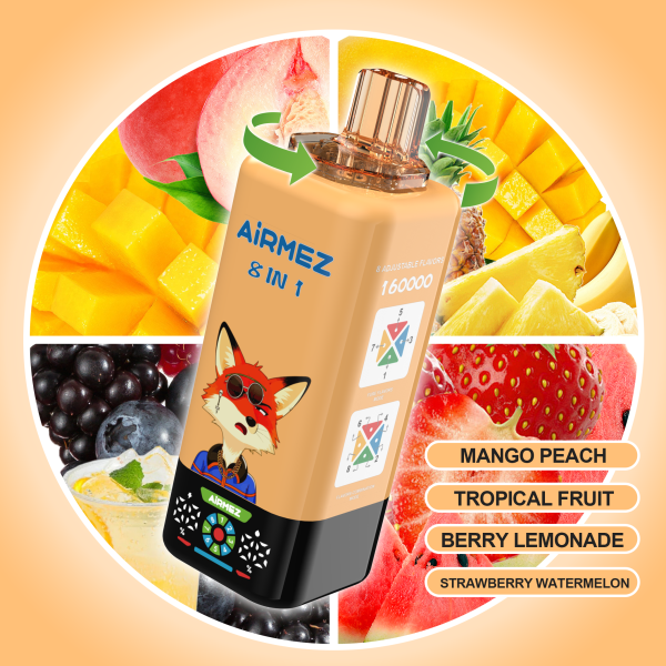 Airmez Fox 8in1 160K Flavors 08 Airmez Fox 8in1 160K Flavors 08