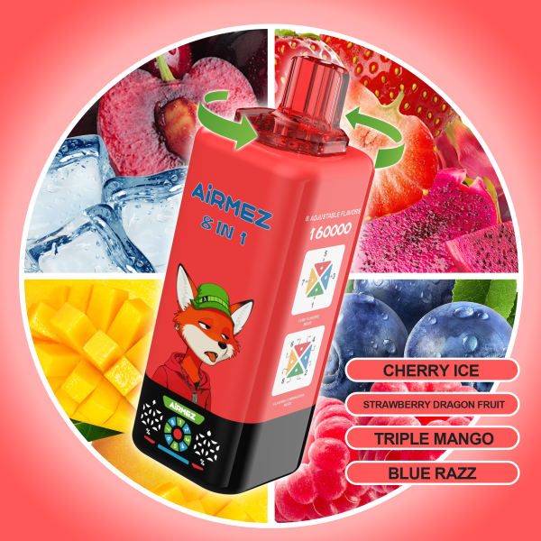 Airmez Fox 8in1 160K Flavors 09 Airmez Fox 8in1 160K Flavors 09