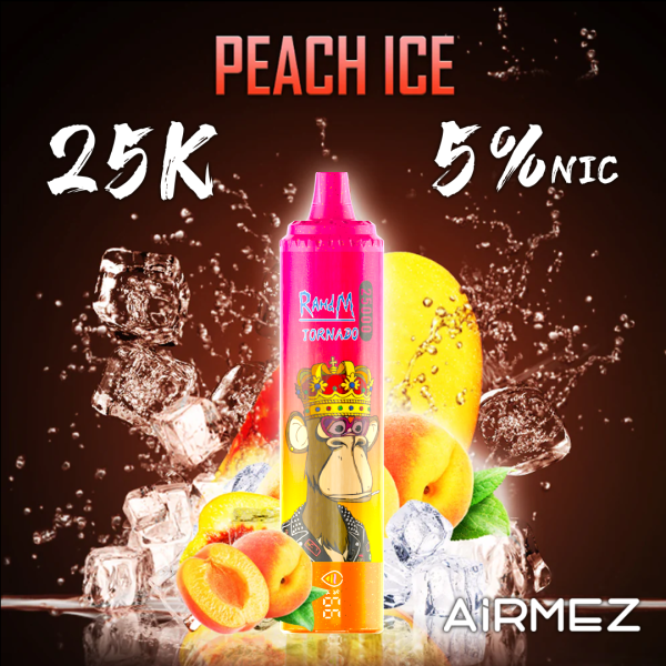 Airmez RandM Tornado 25K peach ice