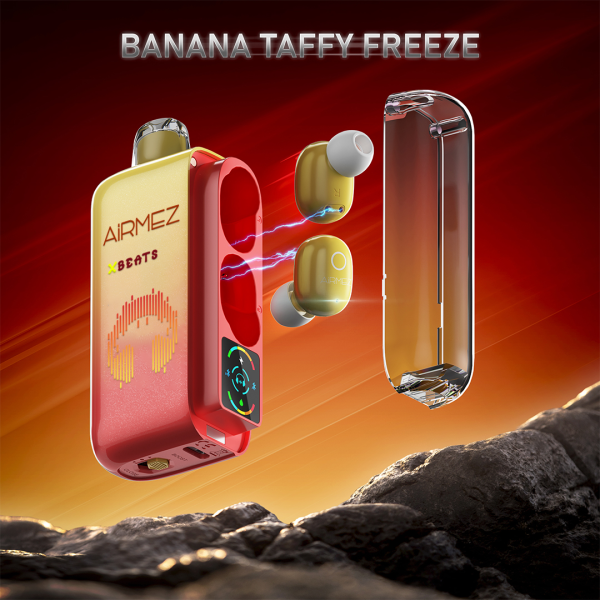 Airmez Xbeat 40000 Puffs BANANA TAFFY FREEZE