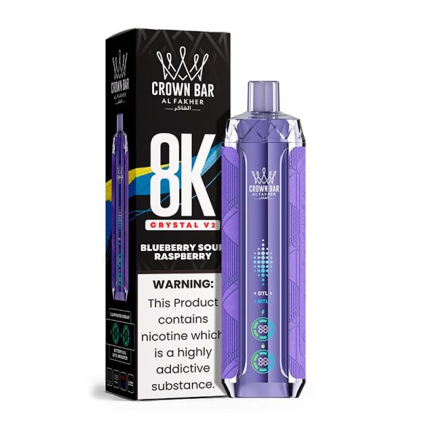 Al Fakher 8K Crystal V2 Blueberry Sour Raspberry