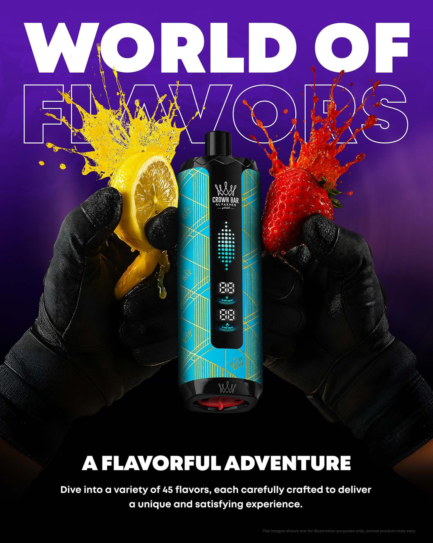 Al Fakher Crown Bar Mega Max 40000 Puffs Post